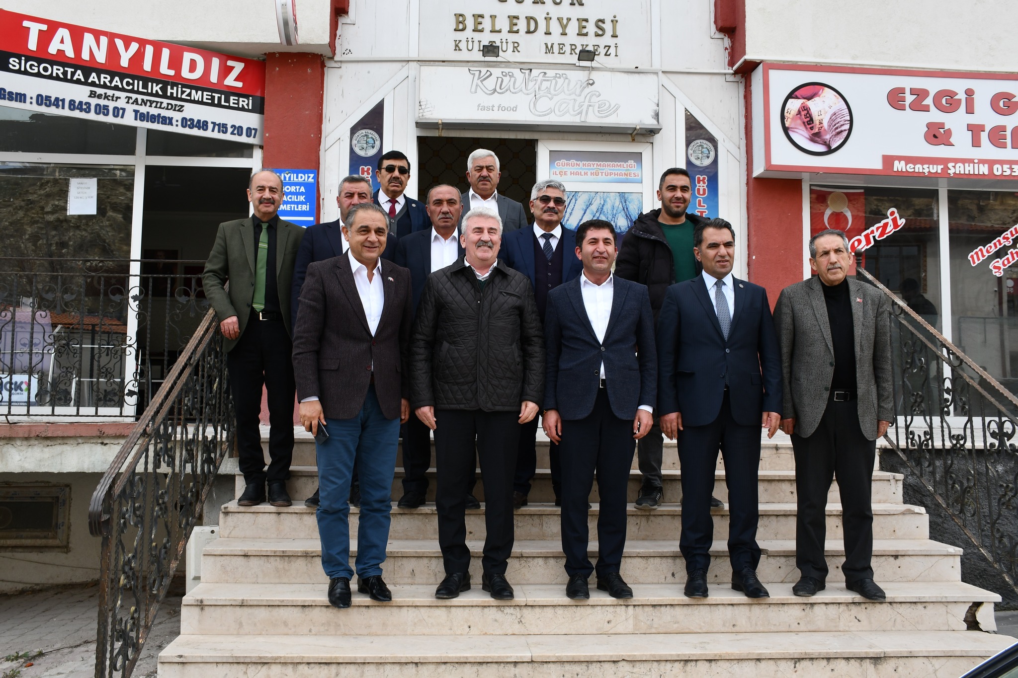 İLÇE BELEDİYE BAŞKANLARINDAN GEÇMİŞ OLSUN ZİYARETİ