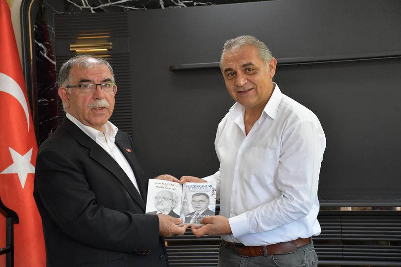 EMEKLİ VALİ YILMAZ’DAN BAŞKAN ÇİFTÇİ’YE ZİYARET
