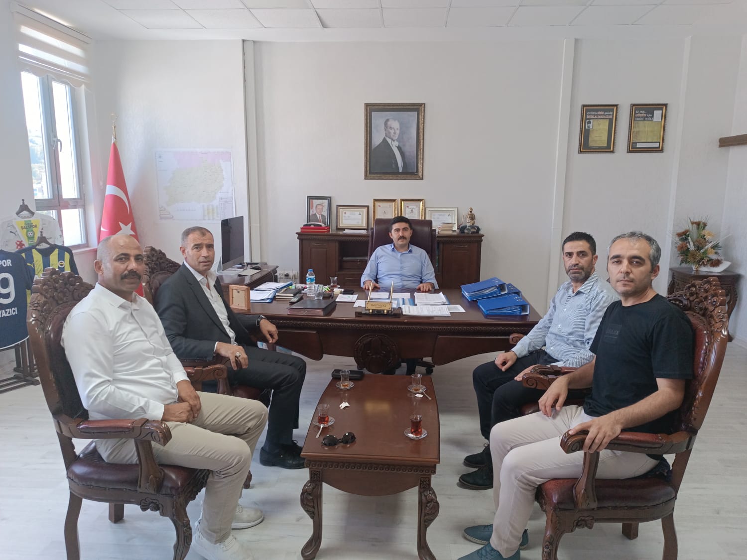 TÜRK EĞİTİM SEN SİVAS ŞUBE BAŞKANI YİĞİT'TEN İLÇEMİZE ZİYARET