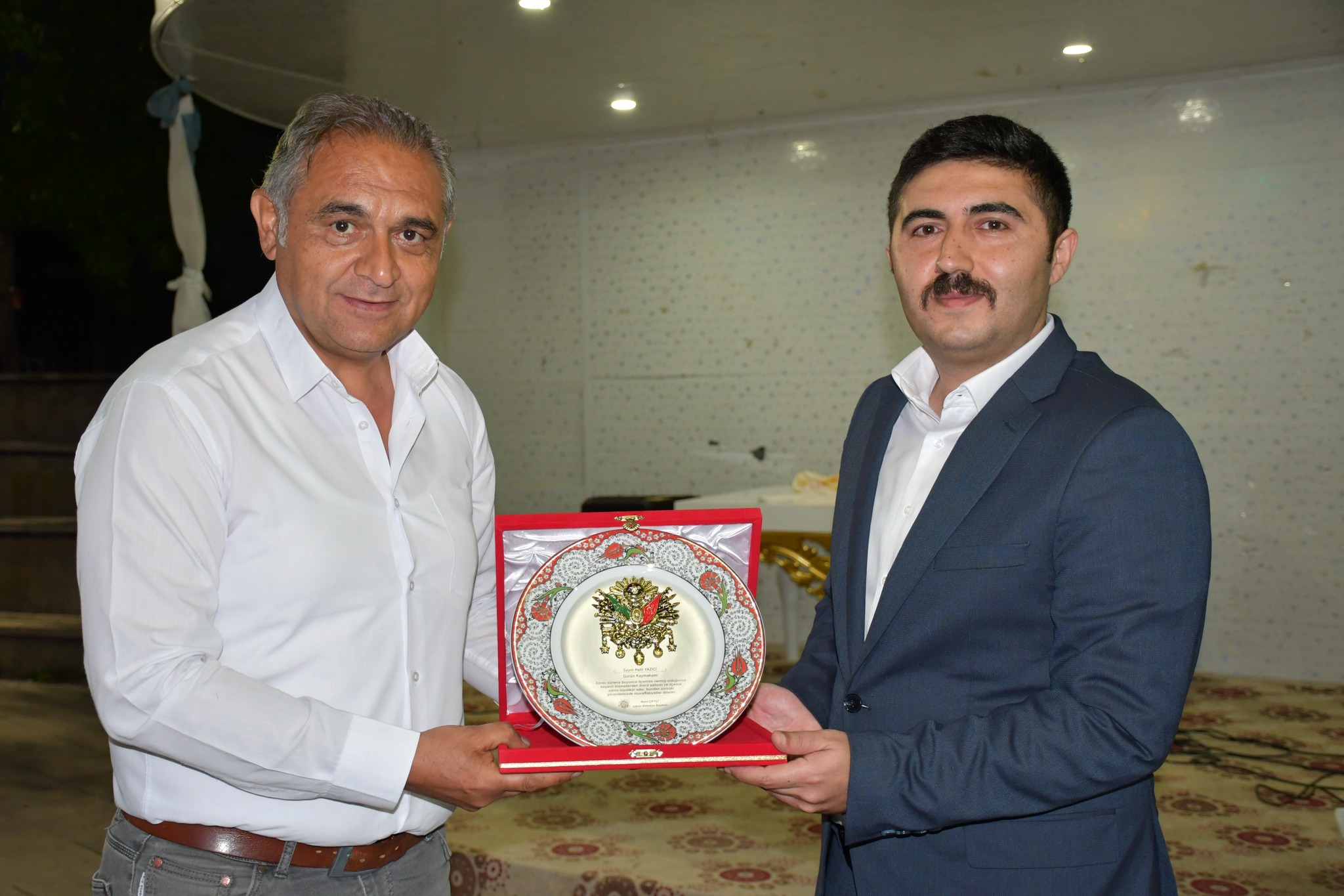 KAYMAKAM HALİL YAZICI’YA VEDA GECESİ DÜZENLENDİ