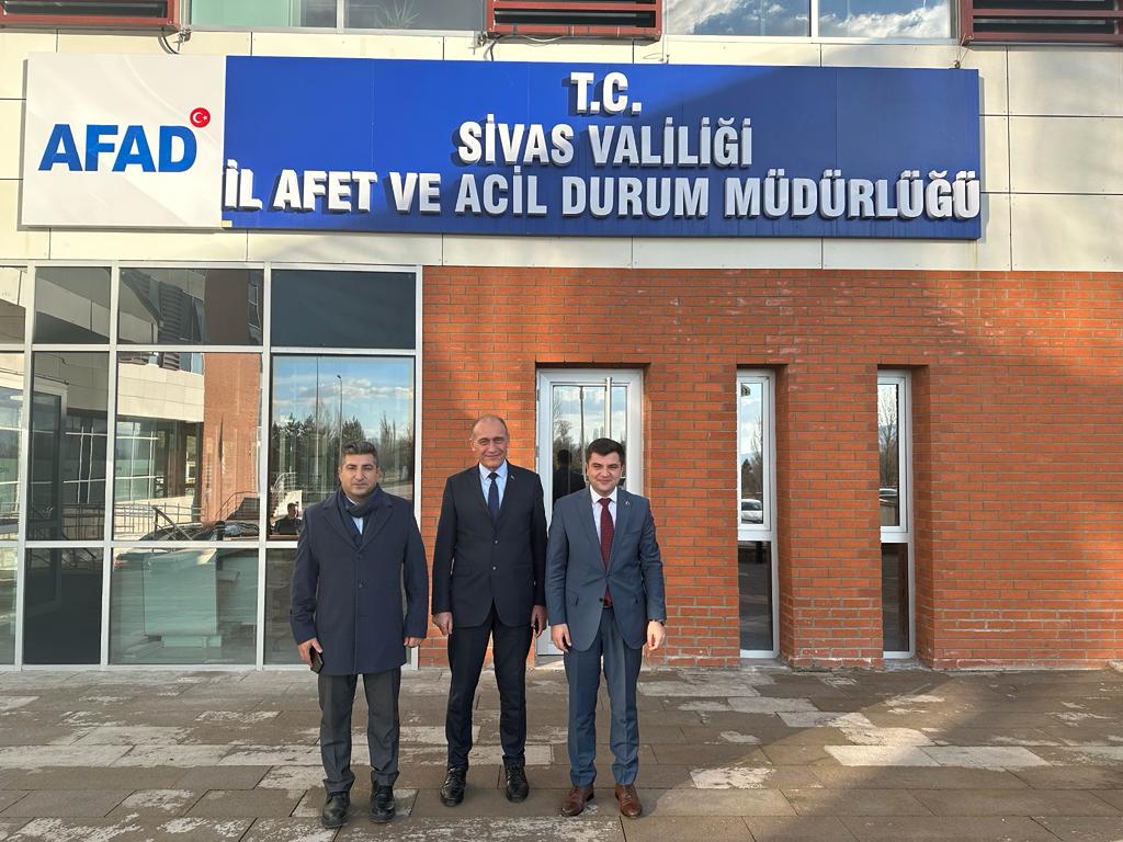 Kaymakam Abdullah SARI AFAD İl Müdürlüğünde Çeşitli Temaslarda Bulundu