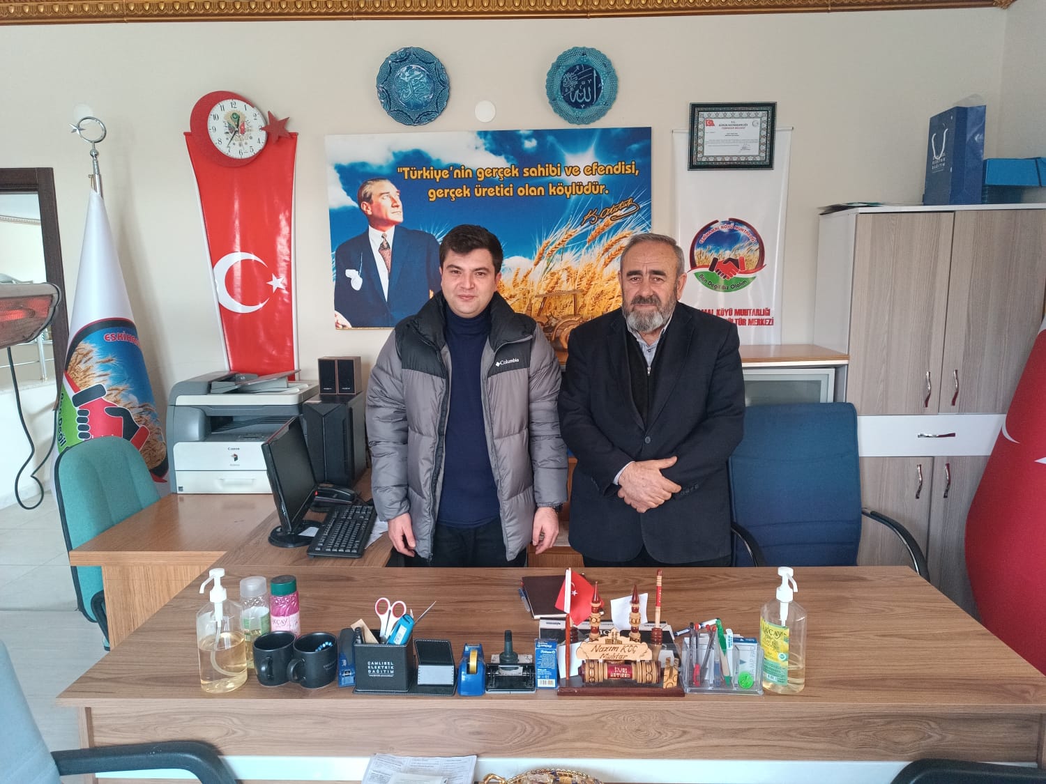 Kaymakam Abdullah Sarı Köy Ziyaretleri Programına Devam Ediyor