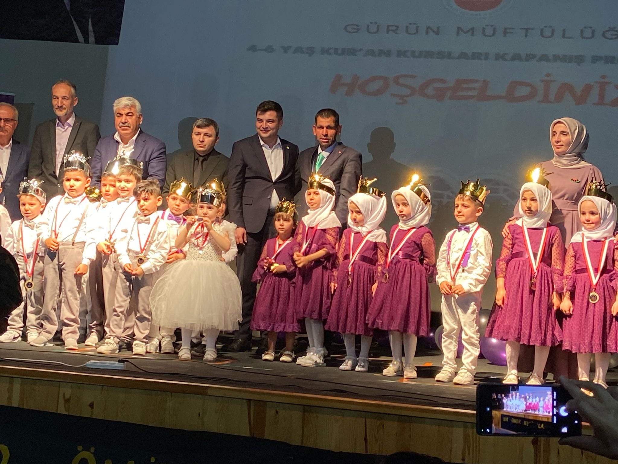 4-6 Yaş Kur'an Kursları Yıl Sonu Kapanış Programı Düzenlendi