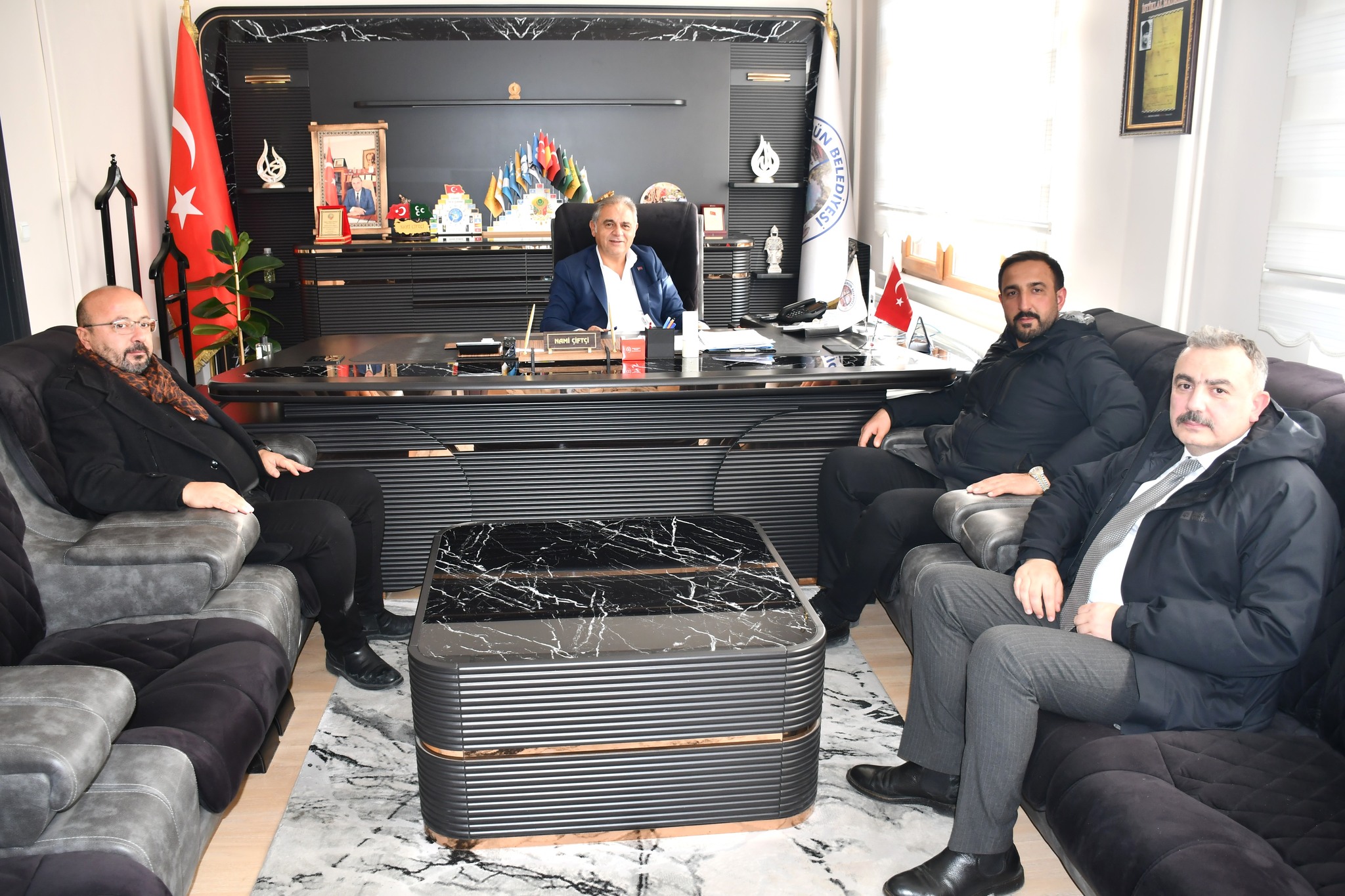 TİCARET BORSASINDAN BAŞKAN ÇİFTÇİ’YE ZİYARET