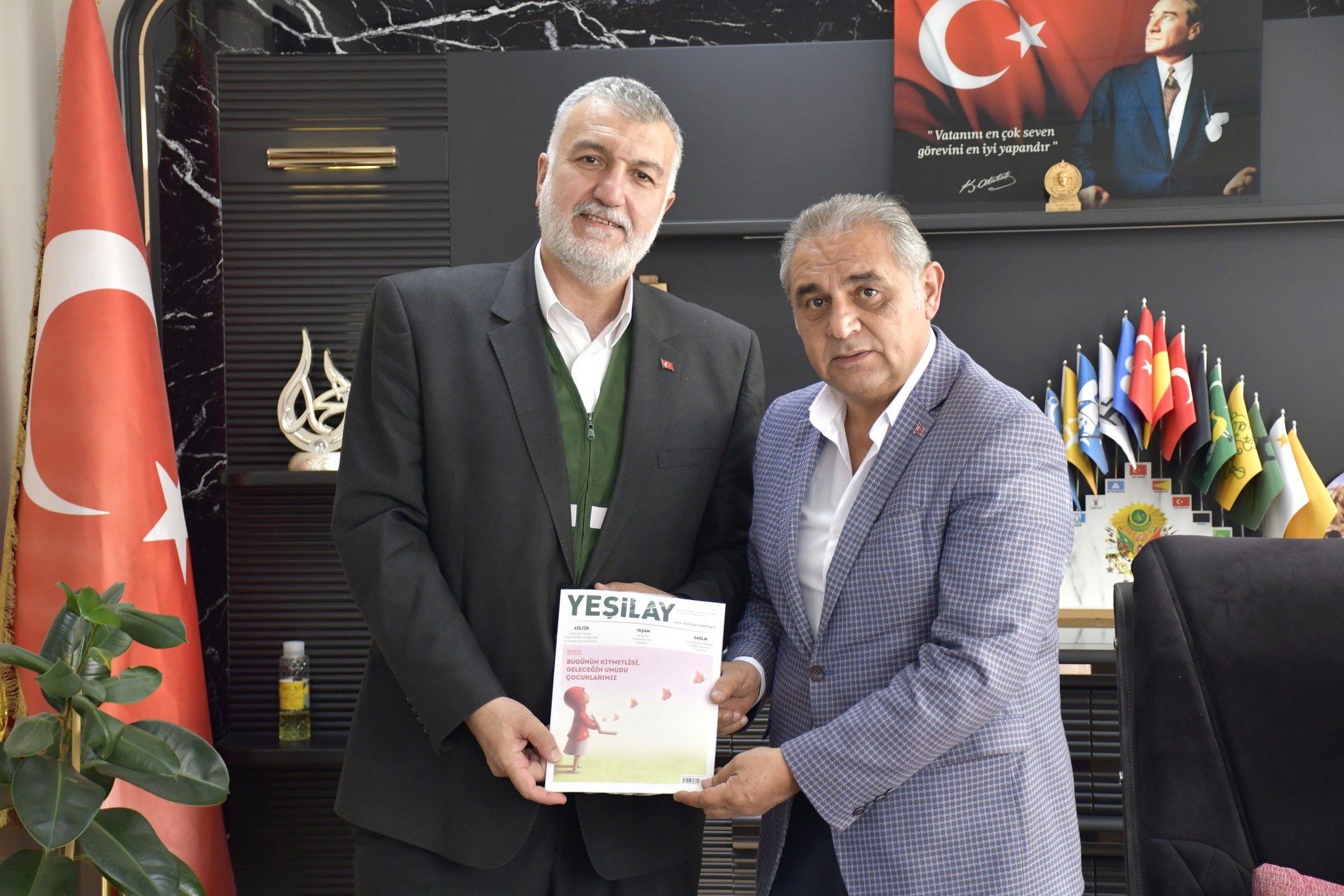 Yeşilay Sivas Şube Başkanı Köksal’dan Başkan Çiftçiye Ziyaret