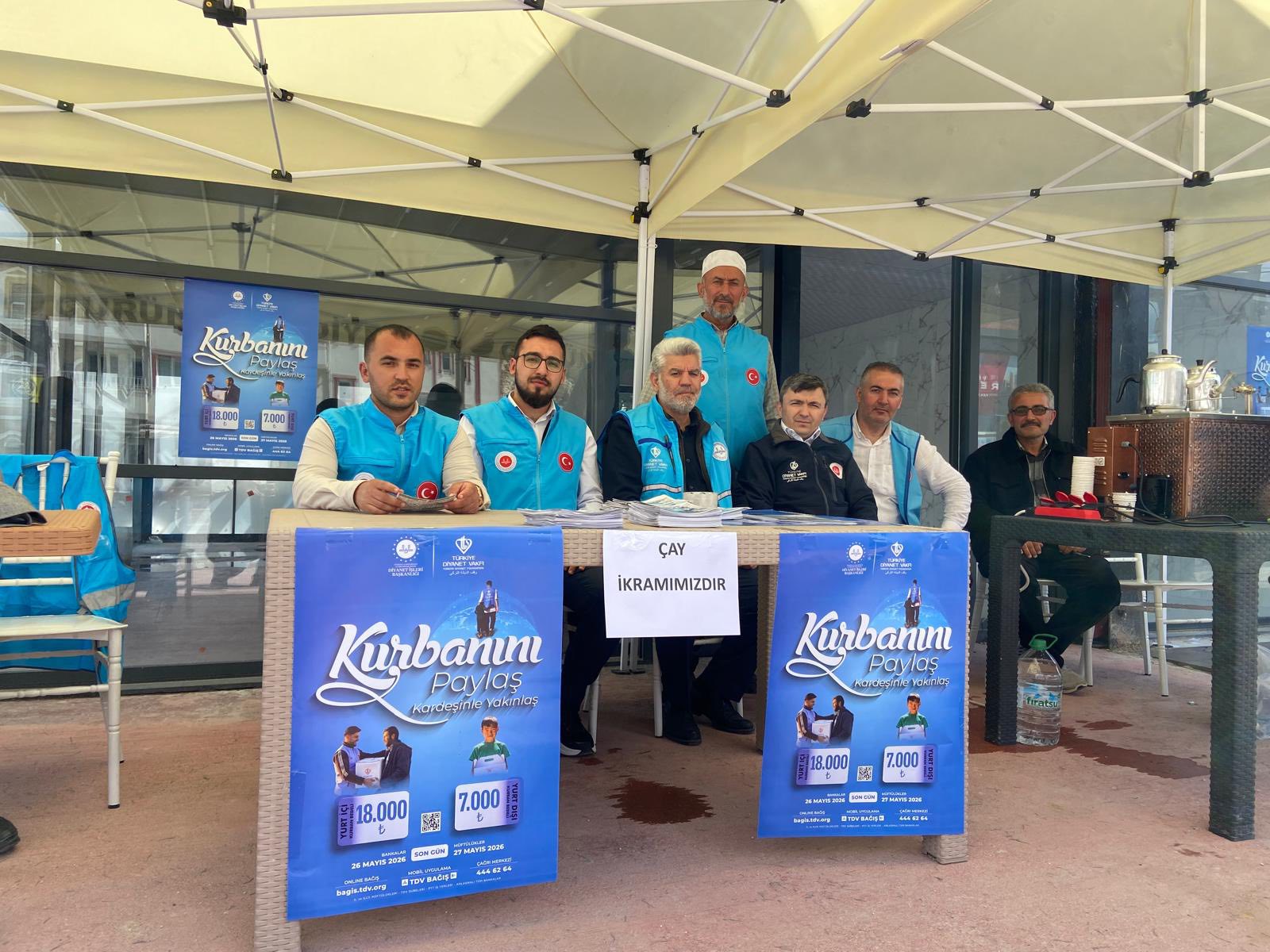 Gürün Müftülüğü Kurban Standı Kurularak Vatandaşlara Bilgilendirme Yapıldı
