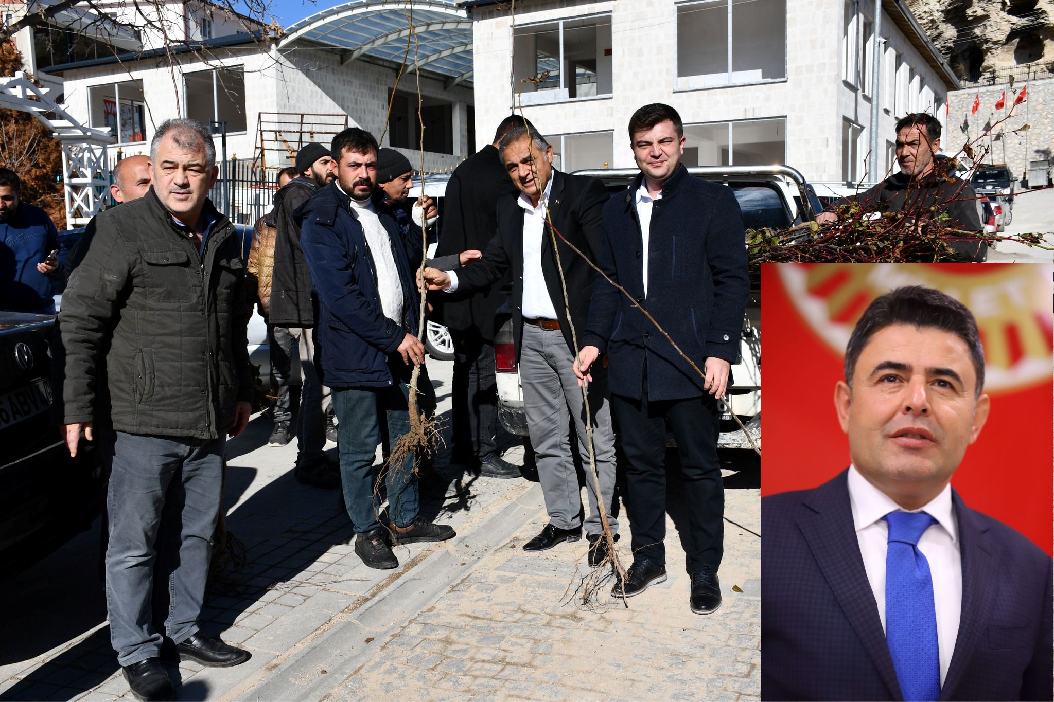 GÜRÜN’DE 300 IHLAMUR FİDANI DAĞITILDI