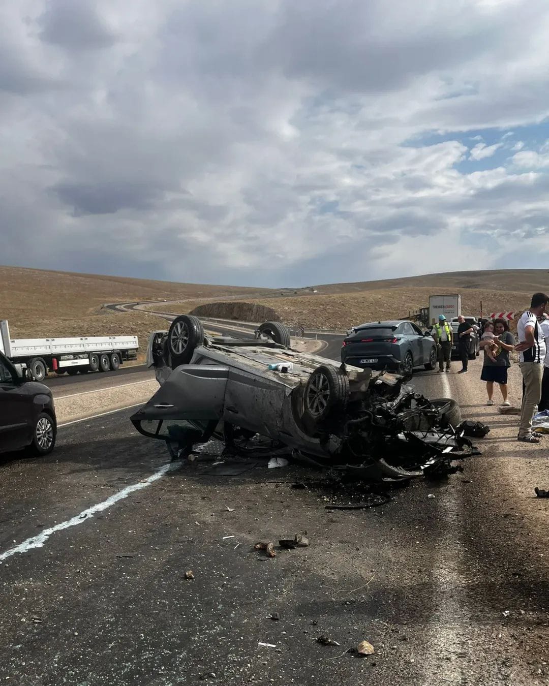 Kayseri-Gürün Karayolunda Kaza