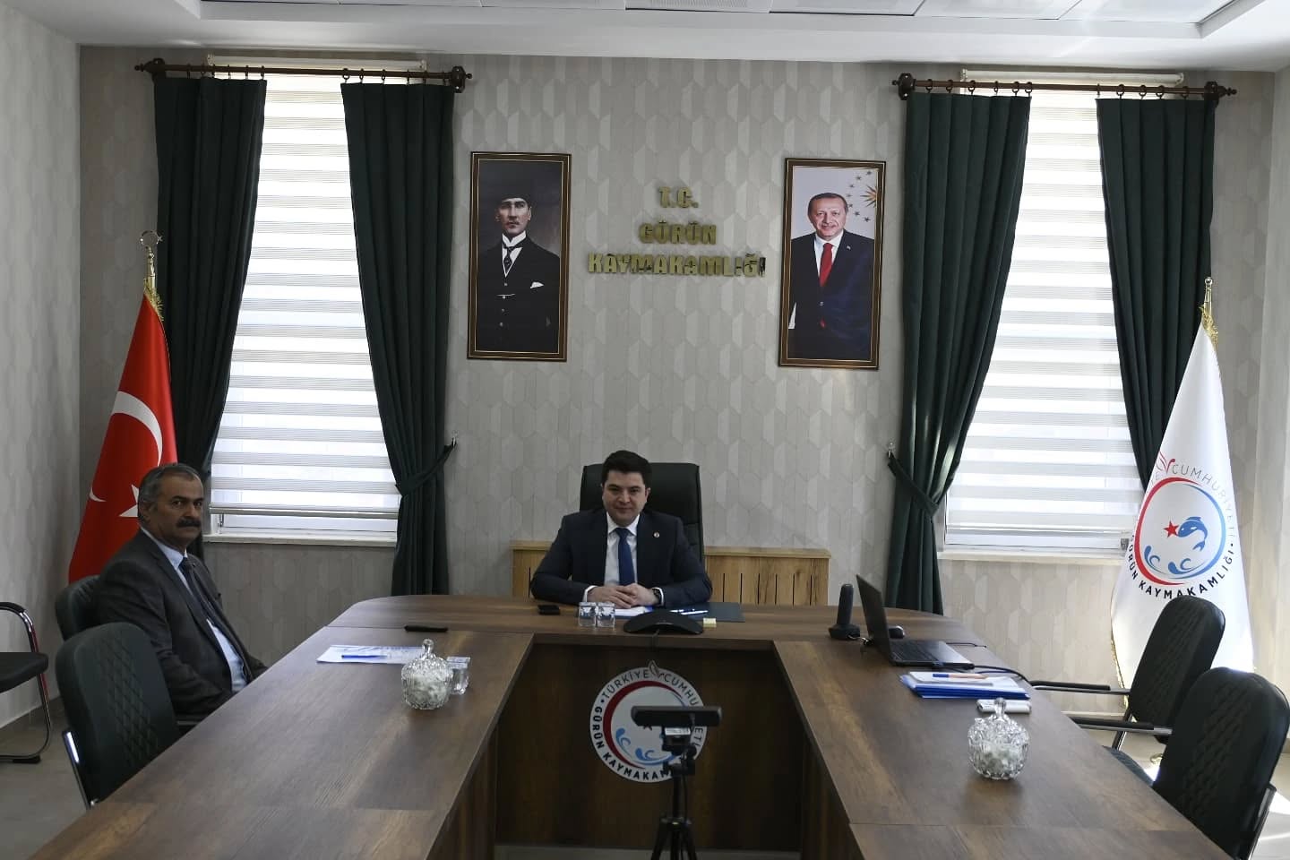 Gürün’de Kurum Amirleri ile Genel Değerlendirme Toplantısı Yapıldı