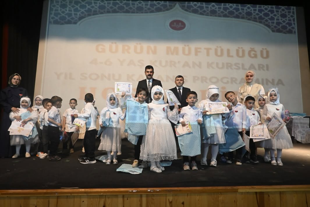 4-6 Yaş Kur’an Kurslarında Yıl Sonu Coşkusu Yaşandı