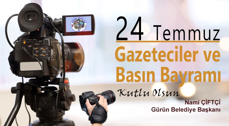 Başkan Çiftçi: “24 Temmuz Basın Bayramı Kutlu Olsun”