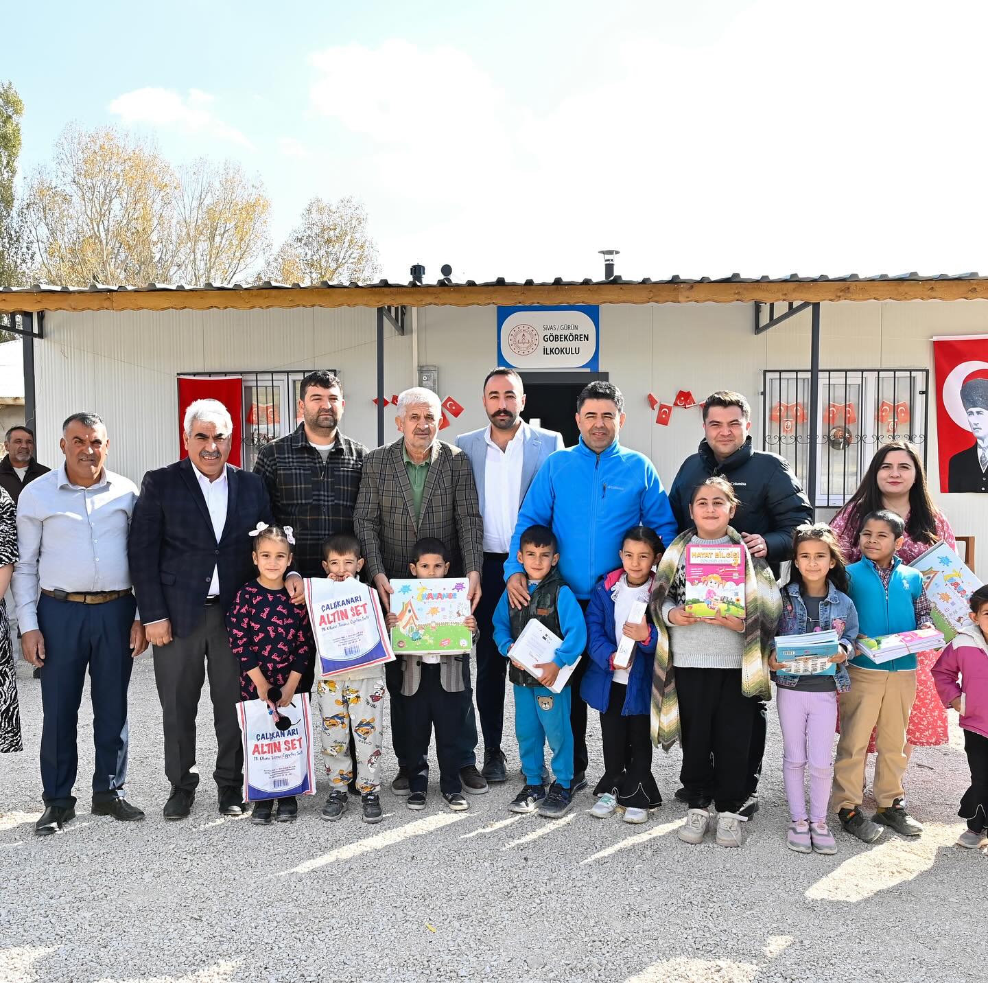 Gürün Göbekören Köyünde İlköğretim Okulunda İnşaatın Tamamlanmasının Ardından Hizmete Açıldı