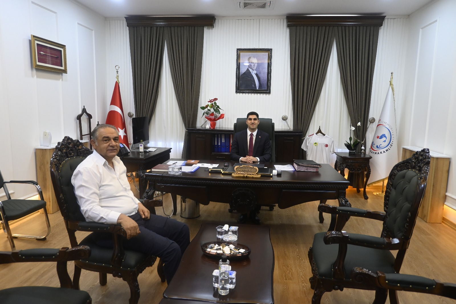 Belediye Başkanından Kaymakam Yiğit’e Hayırlı Olsun Ziyareti