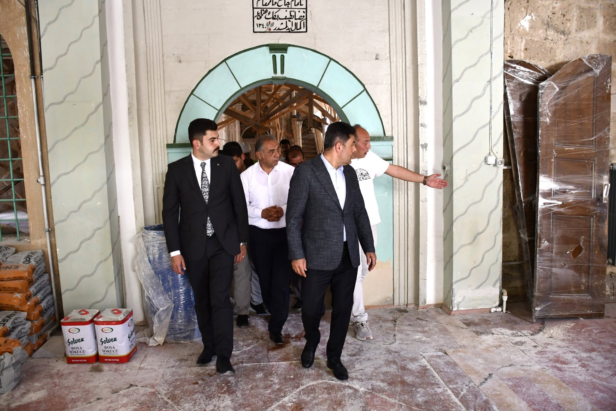 Tarihi Ulu Cami’de Restorasyon Çalışmaları Yakından Takip Ediliyor